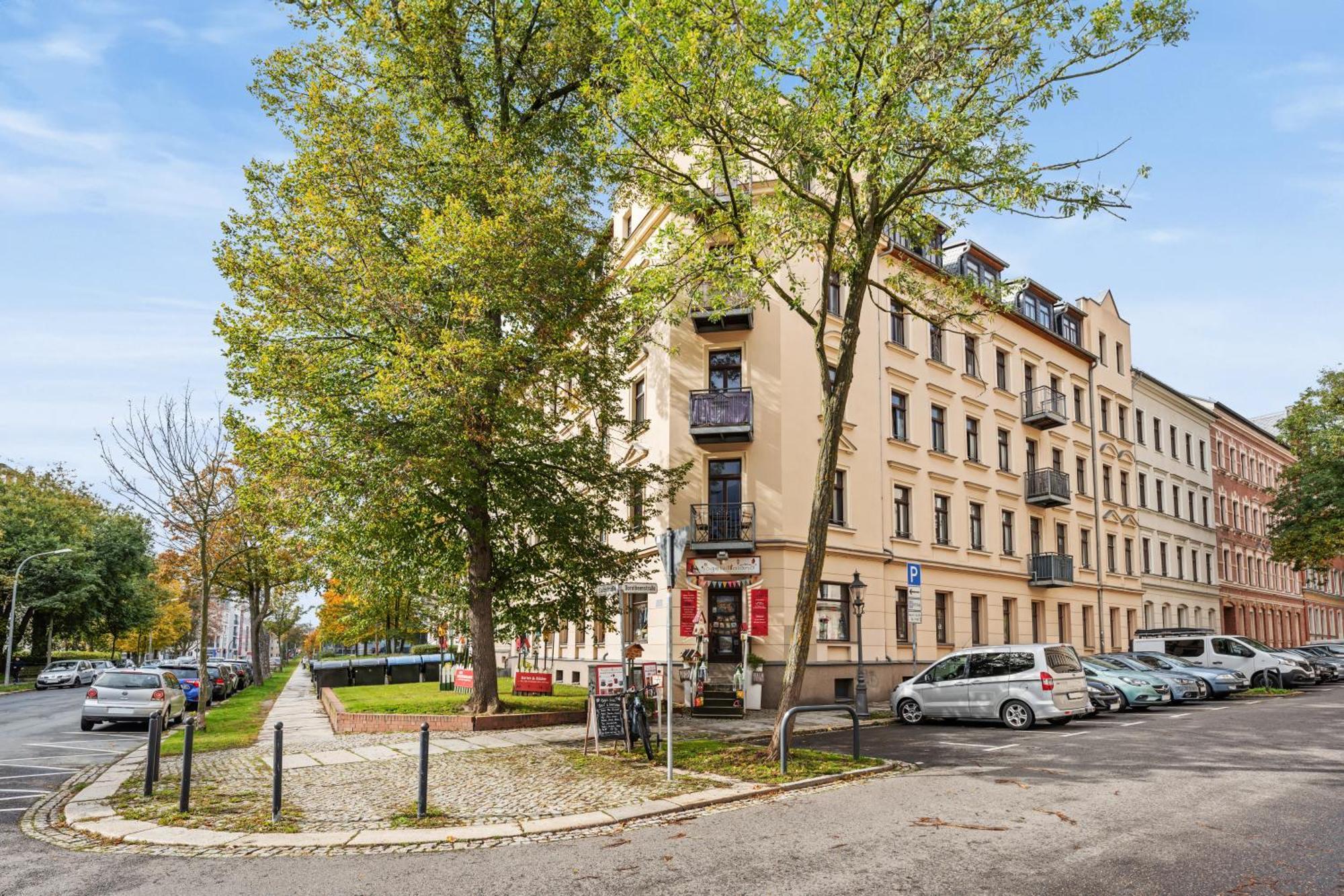 Edler Wohnraum Schlossteich-Suite 3 Sz Mit Zwei Balkonen, Kaffeevollautomat, Kamin, Klima, Lift & Zwei Parkplaetzen Хемніц Екстер'єр фото